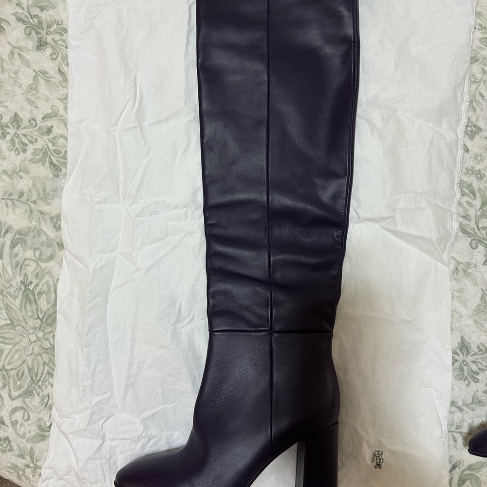 Zara Black Over the Knee Boots